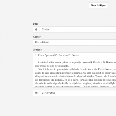Dynamic critique section